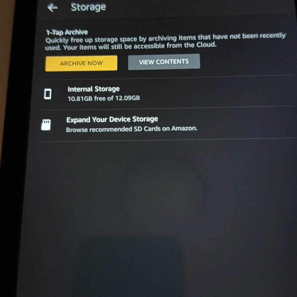 Kindle Fire HD 8 6th Generation 12GB PR53DC Tablet Black - Tested And Working